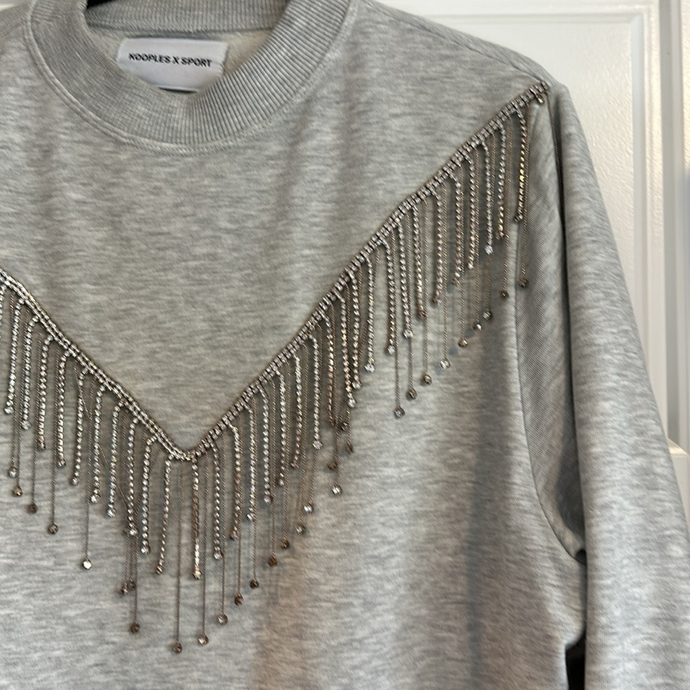 Kooples Rhinestone Sweatshirt - Picture 5 of 10